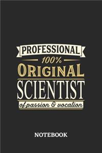 Professional Original Scientist Notebook of Passion and Vocation