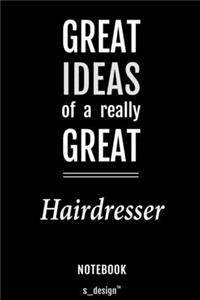 Notebook for Hairdressers / Hairdresser