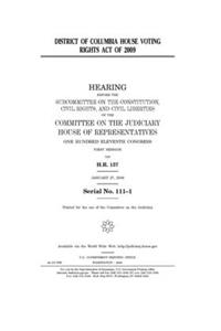 District of Columbia House Voting Rights Act of 2009
