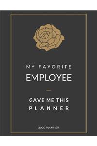 My Favorite Employee Gave Me This Planner