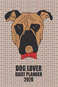Dog Lover Daily Planner 2020