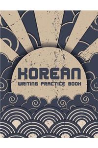 Korean Writing Practice Book