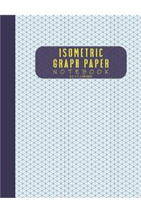 Isometric Graph Paper Notebook 8.5