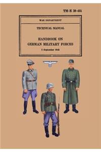 Handbook on German Military Forces 1943