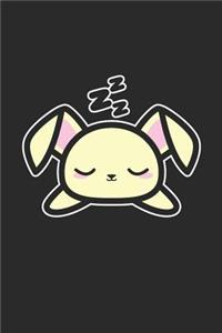 Cute Sleeping Bunny Kawaii Style