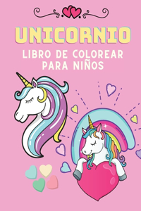 Unicornio Libro de colorear para niños