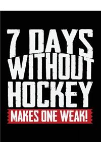 7 Days Without Hockey Makes One Weak!