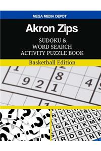 Akron Zips Sudoku and Word Search Activity Puzzle Book