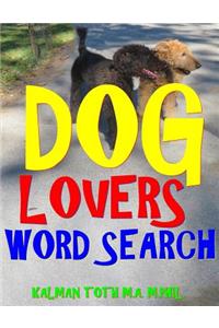 Dog Lovers Word Search