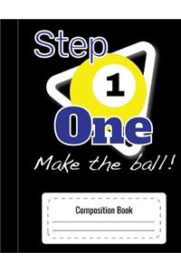 Composition Notebook (Billiard Cover College Ruled)