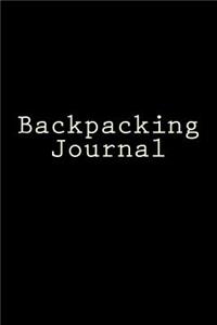 Backpacking Journal