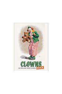 Clowns Rock: 30 Deluxe Postcard Set