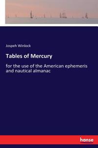 Tables of Mercury