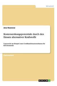 Kostensenkungspotentiale durch den Einsatz alternativer Kraftstoffe