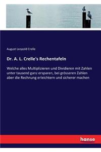 Dr. A. L. Crelle's Rechentafeln