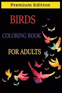 Birds Coloring Book for Adults