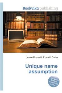 Unique Name Assumption