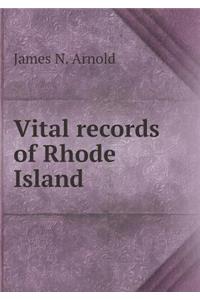 Vital Records of Rhode Island