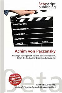 Achim Von Paczensky