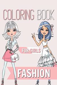 Fashion Coloring Book For Girls