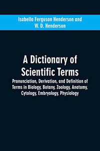 dictionary of scientific terms