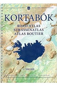 Iceland Road Atlas, with Town Plans, 2016-2017: 1:300,000