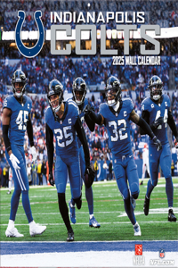 Indianapolis Colts 2025 12x12 Team Wall Calendar