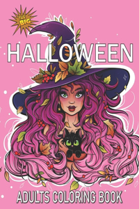 The Big Halloween Coloring Book for Adults