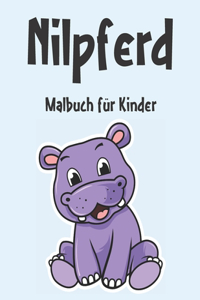 Nilpferd Malbuch