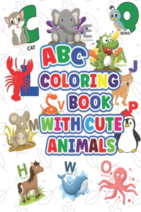 ABC Coloring Book With Cute Animals