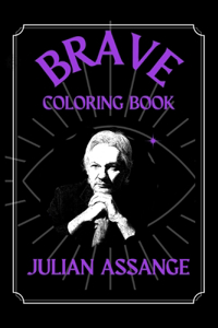 Julian Assange Brave Coloring Book