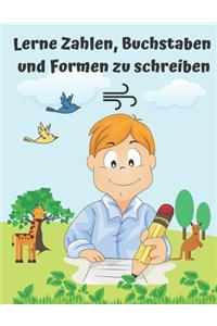 Lerne Zahlen, Buchstaben und Formen zu schreiben