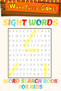 Sight Words Word Search Book for Kids