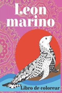 León marino - Libro de colorear ✏️