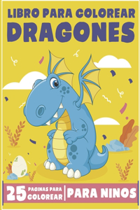 LIbro Para Colorear Dragones Para Niños