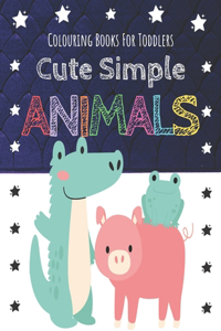 Colouring Books For Toddlers Cute Simple Animal