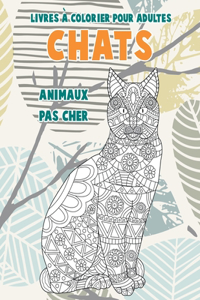 Livres à colorier pour adultes - Pas cher - Animaux - Chats
