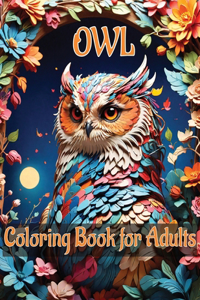 Owl Coloring Book for Adults