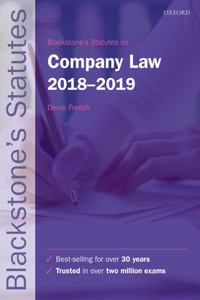 Blackstone's Statutes on Company Law 2018-2019