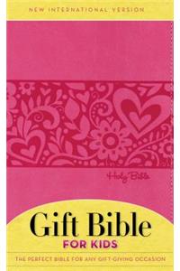 NIV, Gift Bible for Kids, Leathersoft, Pink