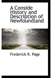 Conside History and Description of Newfoundland