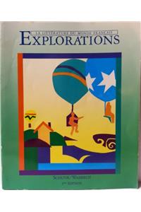 Explorations LA Litterature Du Monde Francais