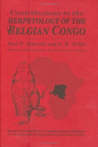 Contributions to the Herpetology of the Belgian Congo