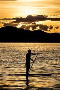 On a Paddle Board at Sunset Journal