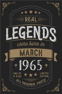 Real Legendes were born in March 1965