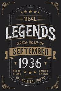 Real Legends were born in September 1936