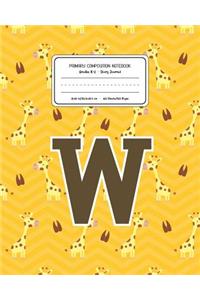 Primary Composition Notebook Grades K-2 Story Journal W