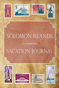 Solomon Islands Vacation Journal