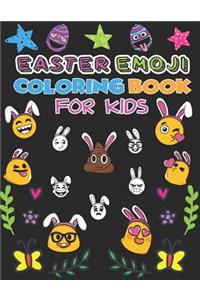 Easter Emoji Coloring Book for Kids