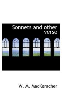 Sonnets and Other Verse